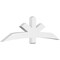 Ekena Millwork Alberta Architectural Grade PVC Gable Bracket, 84"W x 24 1/2"H x 4"D x 6"F, 7/12 Pitch GBP084X25X0406ALB00 - alternate 1